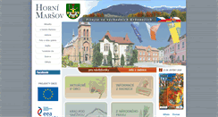 Desktop Screenshot of hornimarsov.cz
